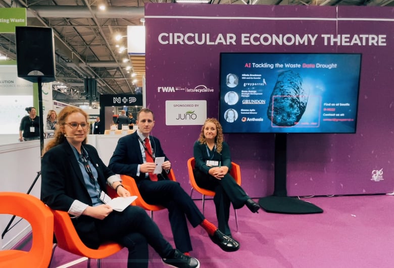 Greyparrot panel RWM 2022 - Mikela Druckman, Owen George and Simone Aplin