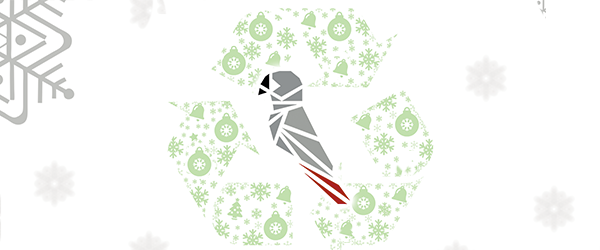 The Greyparrot logo surrounded by a green recycling symbol