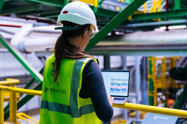 GreyParrot employee at recycling facility