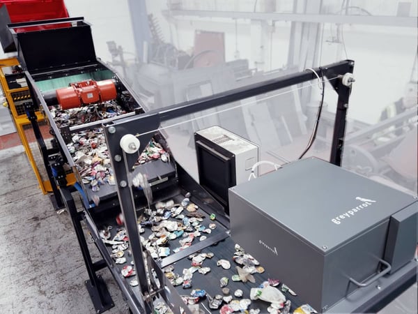Greyparrot hardware conveyor belt