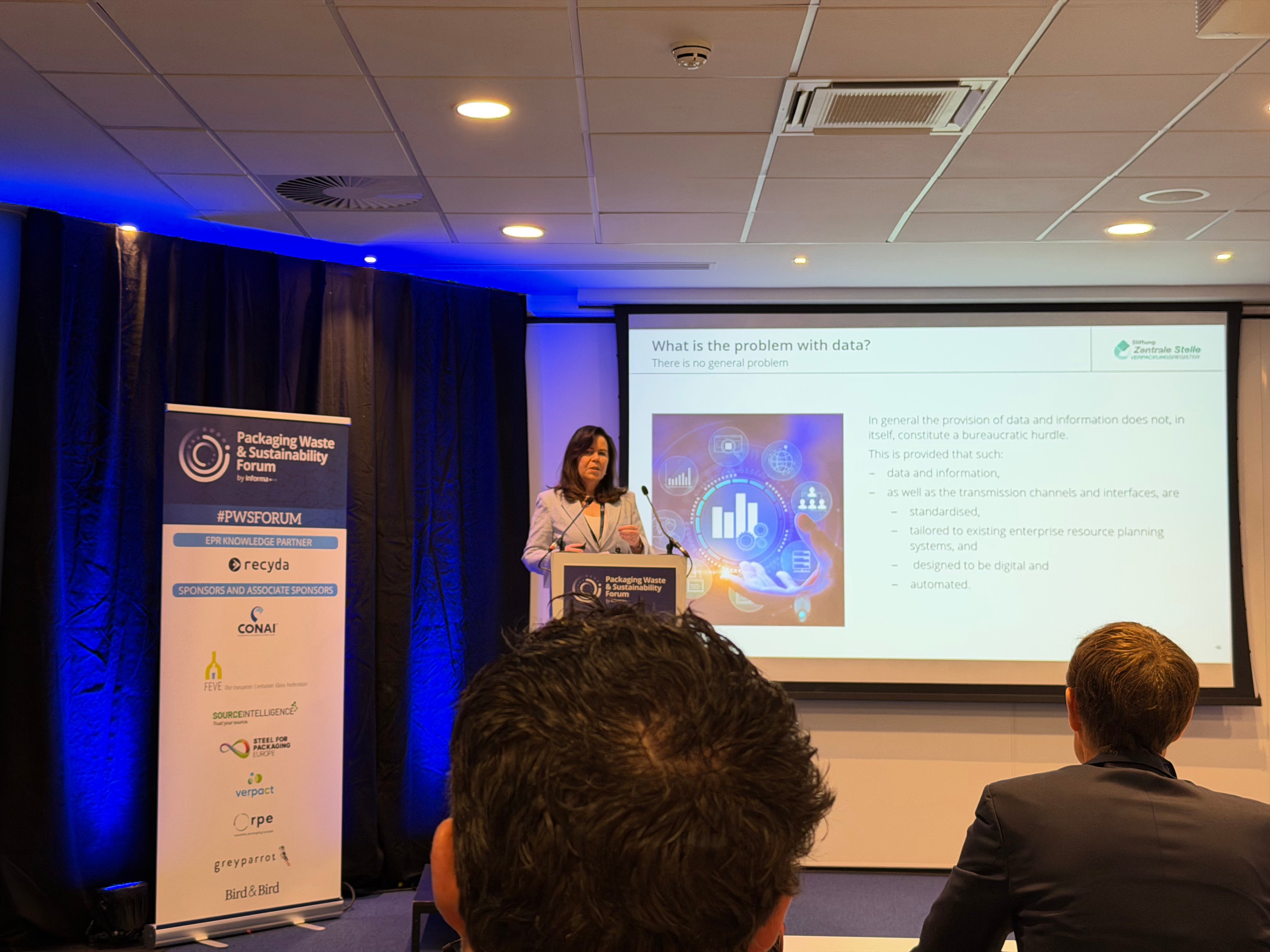 A speaker at the Packaging Waste &amp; Sustainability Forum 2026