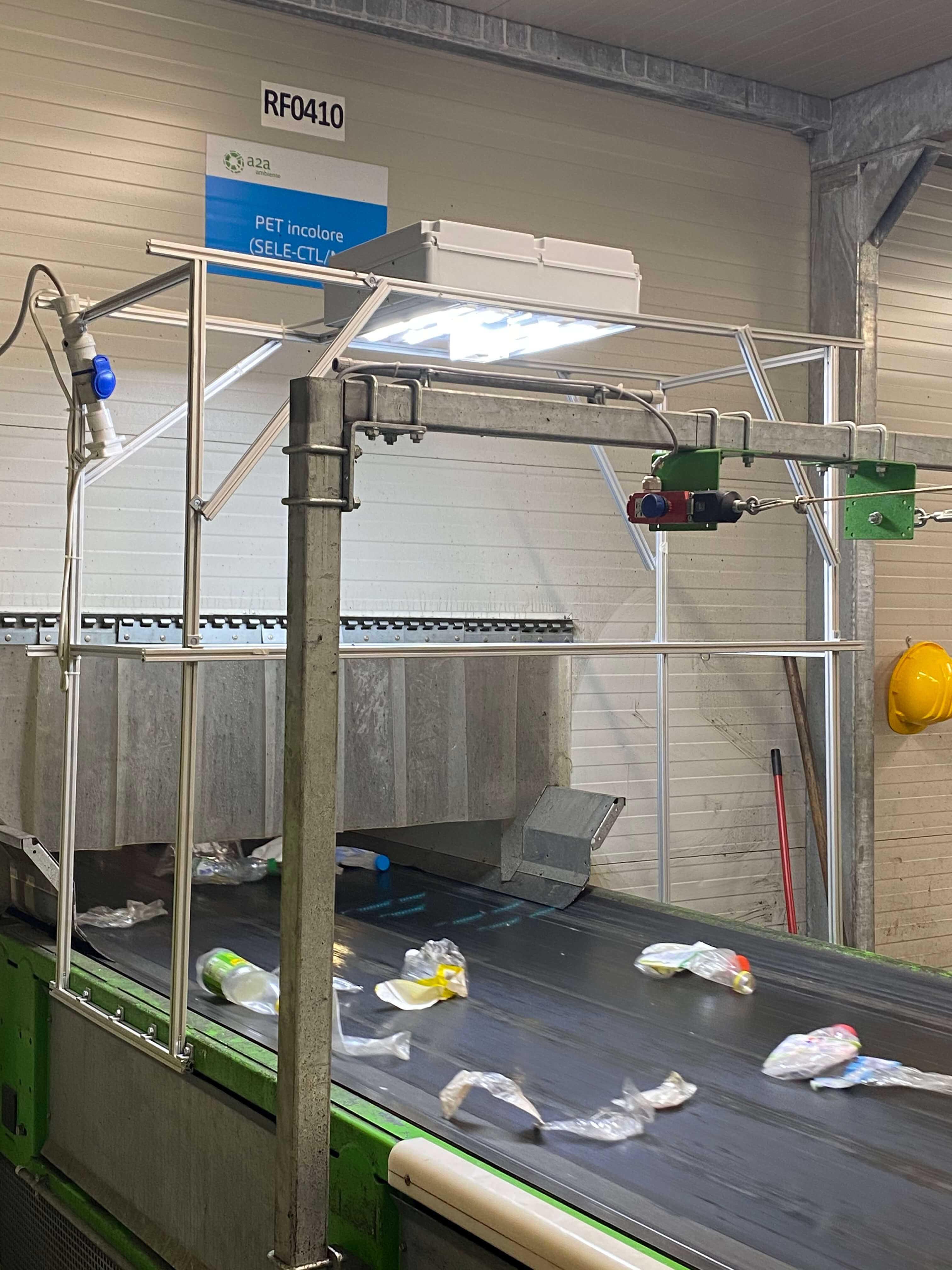 A2A-Greyparrot monitoring unit PET line
