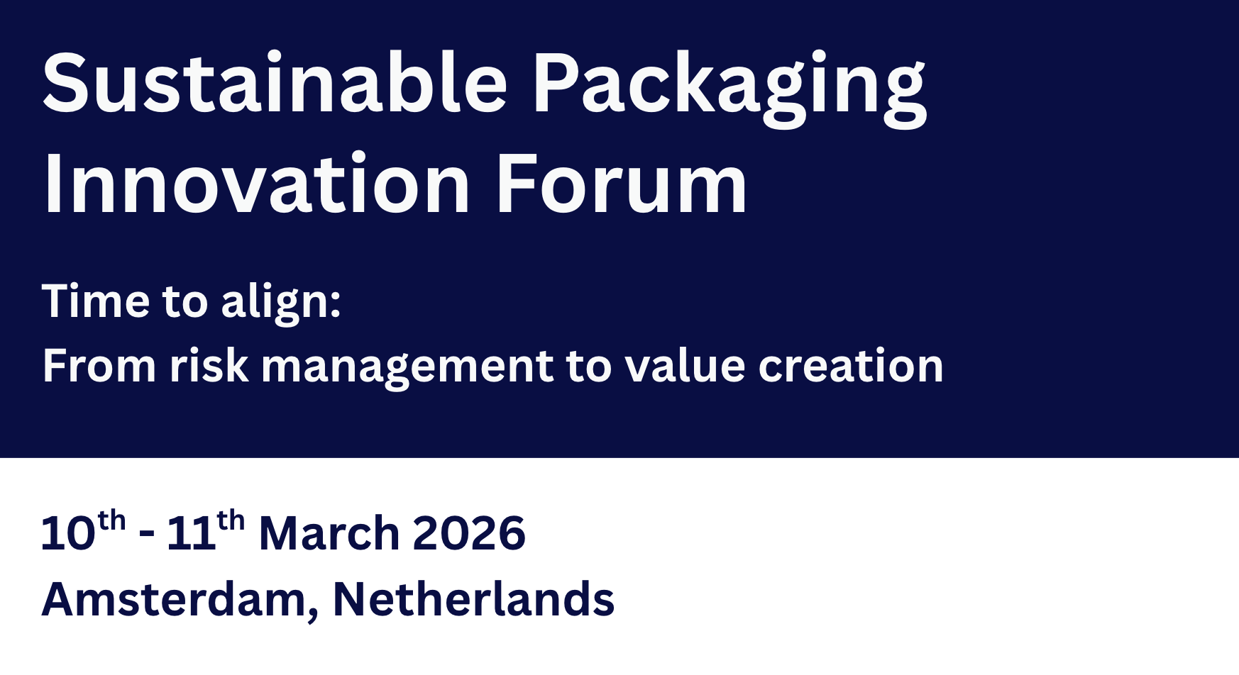 Deepnest at Sustainable Packaging Innovation Forum